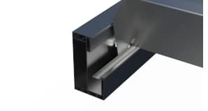 BRUSH SEAL IN THE GUTTER