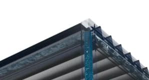 INTEGRATED SURROUNDING GUTTERS AS STANDARD
