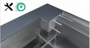 NNOVATIVE CONNECTION BETWEEN THE CROWN AND GUTTER WITH THE SUPPORT POST – FASTER, EASIER, AND MORE SEALING INSTALLATION